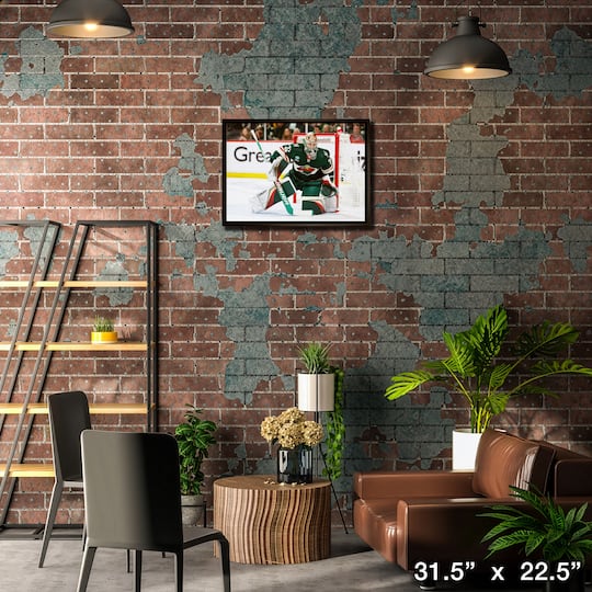 Filip Gustavsson 20" x 29" Framed Canvas Wild Protecting the Net-H 31.5" x 22.5"
